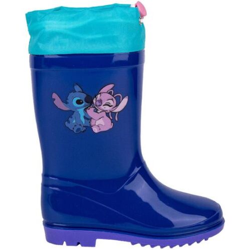 Botas Lluvia Pvc Stitch Blue