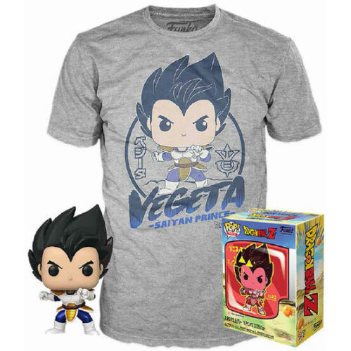 Set Figura Pop &Amp; Tee Dragon Ball Z Vegeta