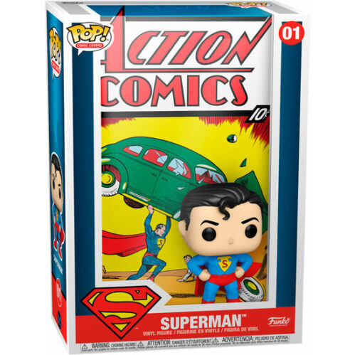 Figura Pop Comic Cover Dc Superman Action Comic