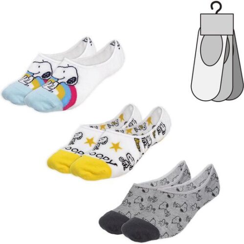 Pack Calcetines 3 Piezas Snoopy Multicolor