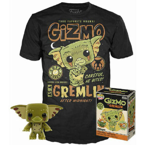 Set Figura Pop &Amp; Tee Gremlins Gizmo Exclusive