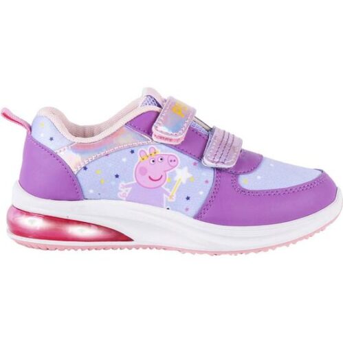 Deportiva Suela Pvc Con Luces Peppa Pig Lilac