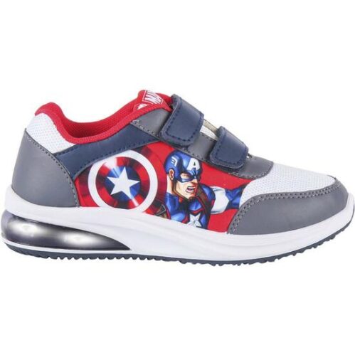 Deportiva Suela Pvc Con Luces Avengers Blue