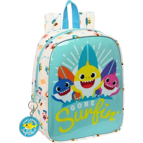 Mochila Guarderia Adapt.carro C/Bolsillo Baby Shark &Quot;Surfing&Quot;