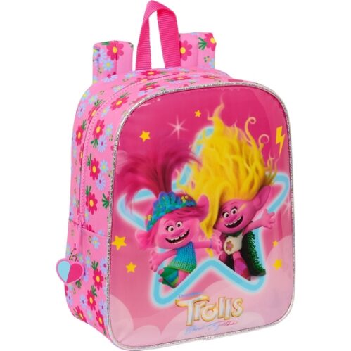 Mochila Guarderia Adapt.carro Trolls 3