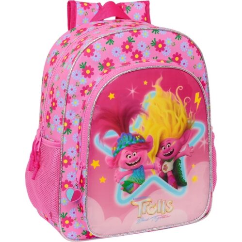 Mochila Junior Adapt.carro Trolls 3