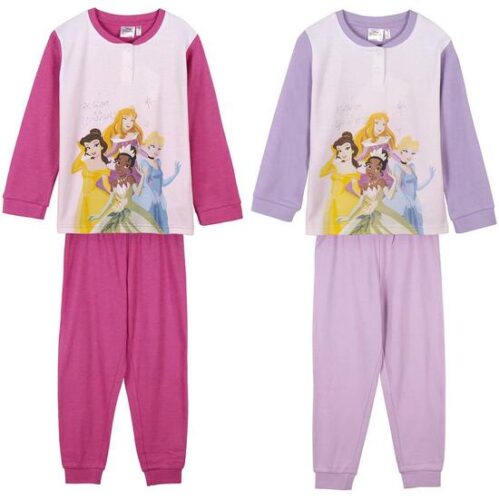 PIJAMA LARGO INTERLOCK PRINCESS LILAC