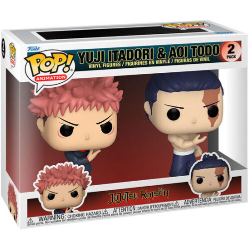 Blister 2 Figuras Pop Jujutsu Kaisen Yuji Itadori &Amp; Aoi Todo