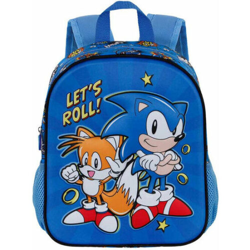 Mochila 3D Lets Roll Sonic The Hedgehog 31Cm