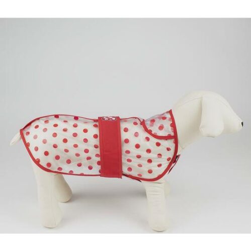 Impermeable Ajustable Para Perro M Minnie Red - Imagen 4