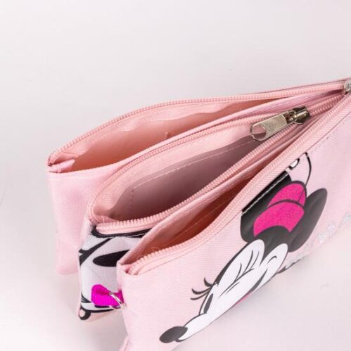 Estuche Portatodo 3 Compartimentos Minnie Pink - Imagen 3