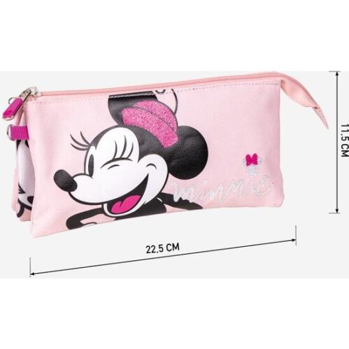 Estuche Portatodo 3 Compartimentos Minnie Pink - Imagen 5