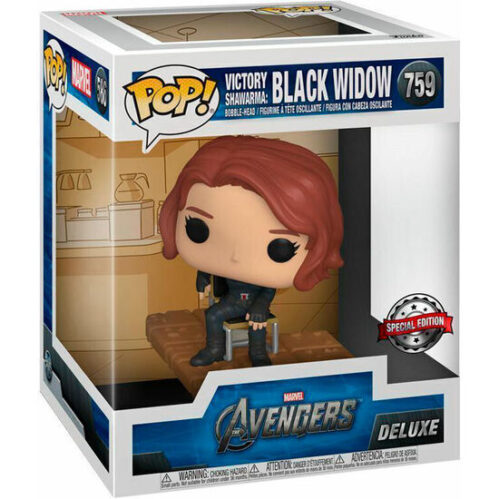 Figura Pop Deluxe Marvel Los Vengadores Avengers Black Widow Exclusive