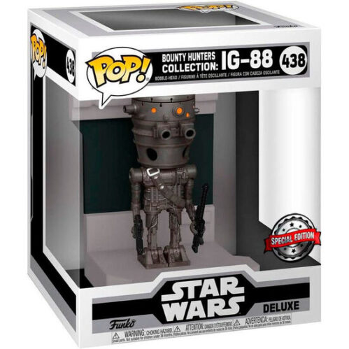 Figura Pop Deluxe Star Wars Bounty Hunters Ig-88 Exclusive