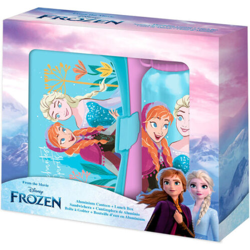 Blister Sandwichera + Cantimplora Aluminio Frozen Disney 500Ml - Imagen 3