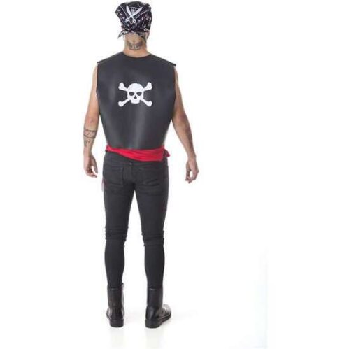 Disfraz Adulto  Pirata Chaleco-Pañuelo Talla Xl Talla Xl - Imagen 4