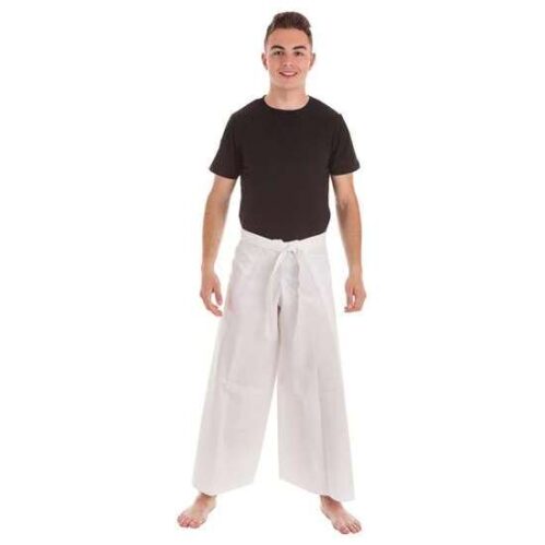 Disfraz Adulto  Pantalón Batukada/Camarero Blanco T-Xl Talla Xl