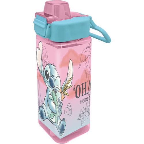 Cantimplora Cuadrada Stitch Disney 500Ml