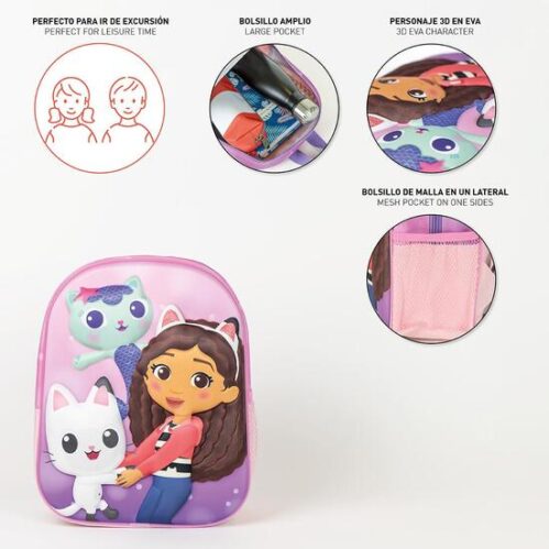 Mochila Infantil 3D Gabby´s Dollhouse - Imagen 6