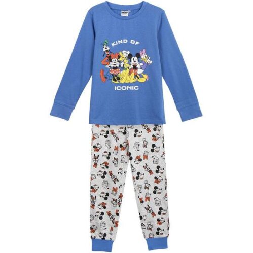 Pijama Largo Single Jersey Mickey