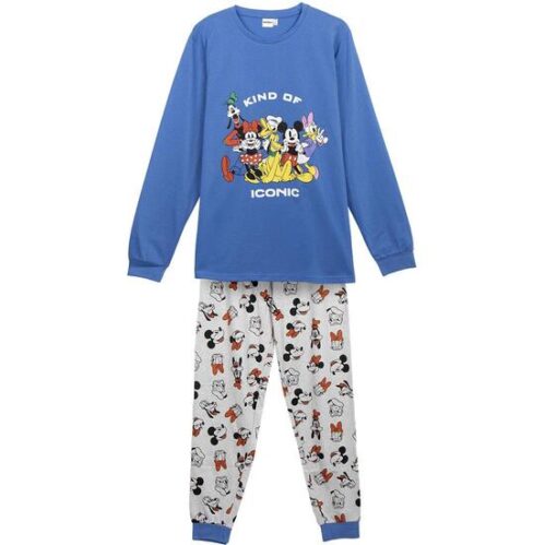 Pijama Largo Single Jersey Mickey