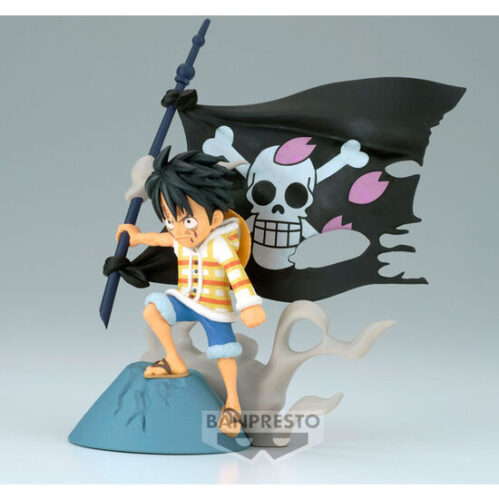 Figura Monkey D Luffy Wcf Log Stories One Piece 8Cm - Imagen 5