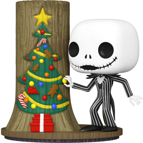 Figura Pop Disney Deluxe Pesadilla Antes De Navidad 30Th Anniversary Jack Skellington With Christmas Door - Imagen 4