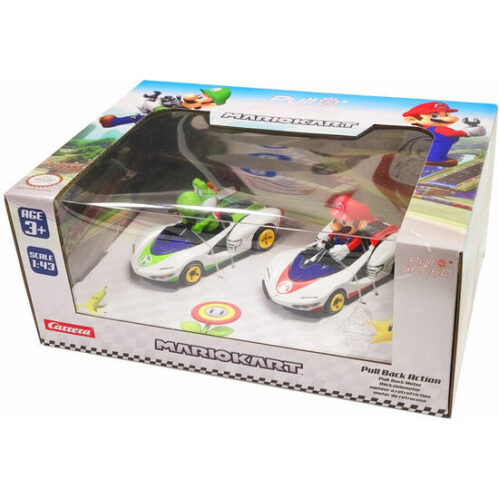 Blister 2 Coches Pull Speed Mario + Yoshi Mario Kart