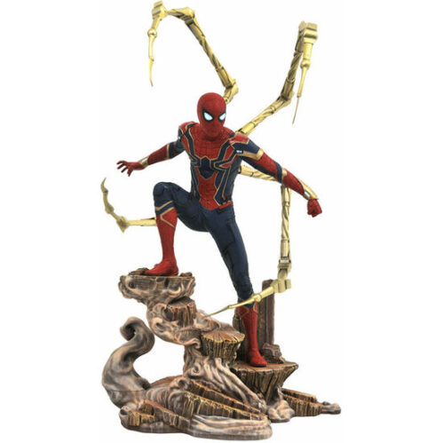 FIGURA DIORAMA IRON SPIDERMAN AVENGERS INFINITY WAR MARVEL 23CM