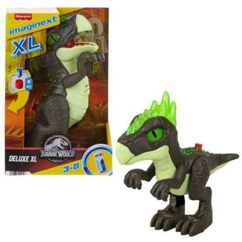 FIGURA JURASSIC WORLD DELUXE DINOSAURIO DRACOREX FISHER-PRICE IMAGINEXT  34,5X26,5X20,5 CM - Image 3