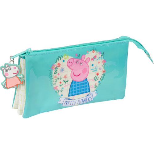 Portatodo Triple Peppa Pig &Quot;Pretty Flowers&Quot;