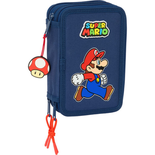 Plumier Triple 37 Pcs Super Mario &Quot;Trick&Quot;