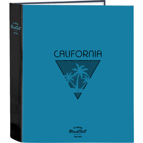 Carpeta F. 4 Anillas 35Mm Lomo Ancho Blackfit8 &Quot;California&Quot;