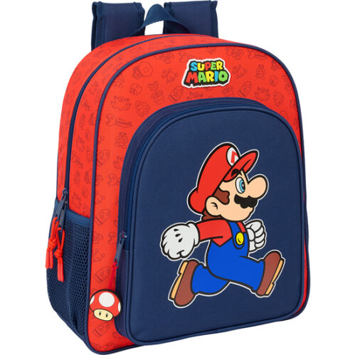 Mochila Junior Adapt.carro Super Mario &Quot;Trick&Quot;