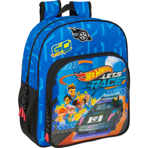 Mochila Junior Adapt.carro Hot Wheels &Quot;Lets Race&Quot;