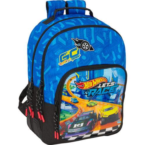 Mochila Doble Adapt.carro Hot Wheels &Quot;Lets Race&Quot;