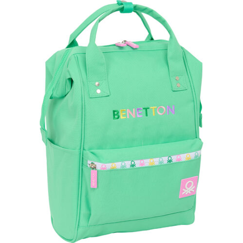 MOCHILA CON ASAS PARA PORTATIL 13" BENETTON "MINT"