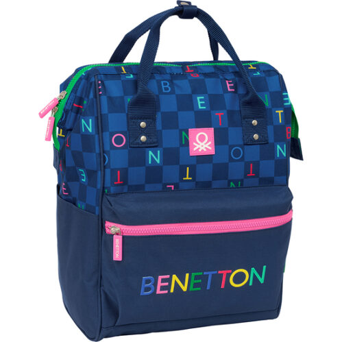 MOCHILA CON ASAS PARA PORTATIL 13" BENETTON "DAMERO"