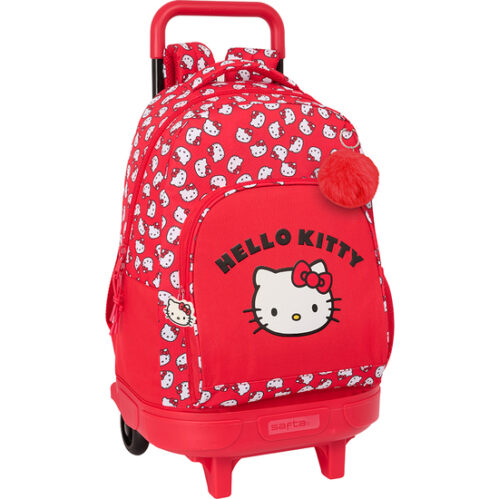 Mochila Gde. C/Ruedas Compact Extraible Hello Kitty &Quot;Iconic&Quot;