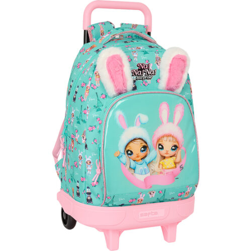 MOCHILA GDE. C/RUEDAS COMPACT EXTRAIBLE NANANA "BUNNY"