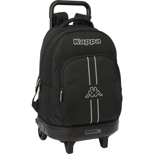 MOCHILA GDE. C/RUEDAS COMPACT EXTRAIBLE KAPPA "DARK"