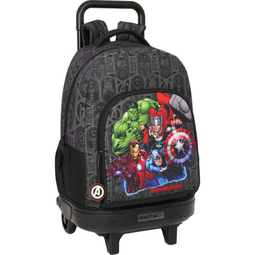 MOCHILA GDE. C/RUEDAS COMPACT EXTRAIBLE AVENGERS "VENDETTA"