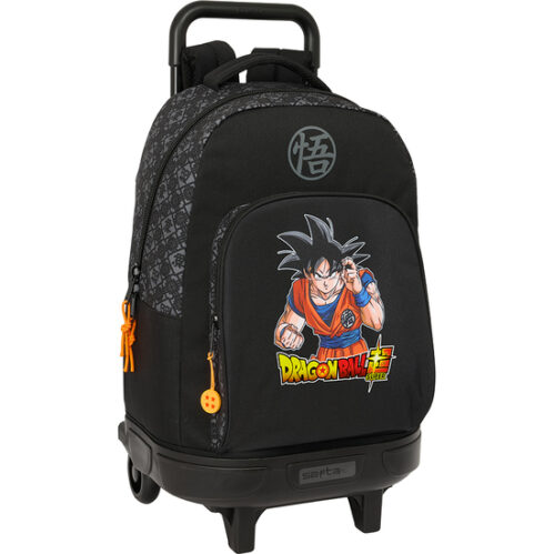 MOCHILA GDE. C/RUEDAS COMPACT EXTRAIBLE DRAGON BALL "COMBAT"