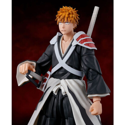 FIGURA S.H FIGUARTS ICHIGO KUROSAKI DUAL ZANGETSU BLEACH 15CM