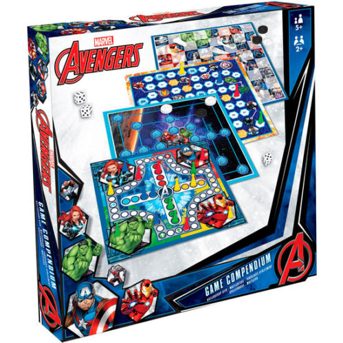 SET 4 JUEGOS DE MESA LOS VENGADORES AVENGERS MARVEL