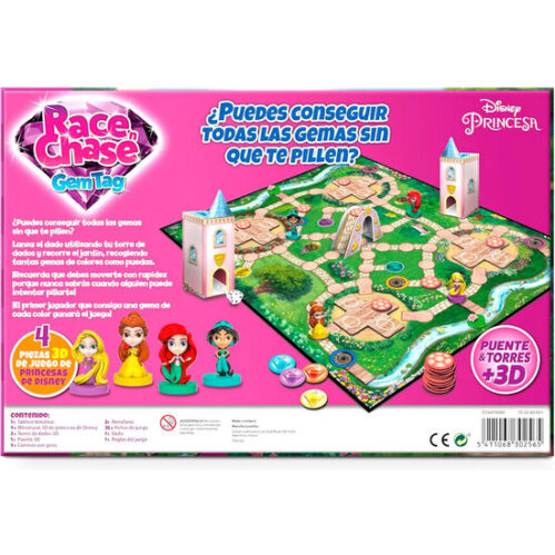 JUEGO MESA RACE CHASE PRINCESAS DISNEY - Image 4